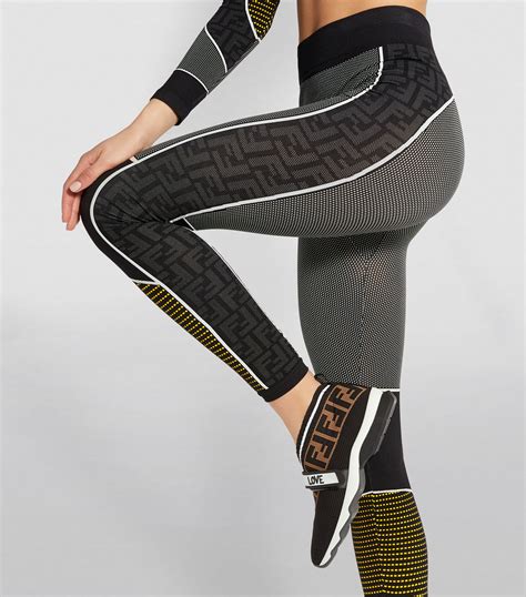 black fendi leggings|fendi jogger set.